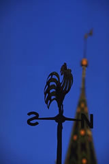 Kirchturm im Elsass