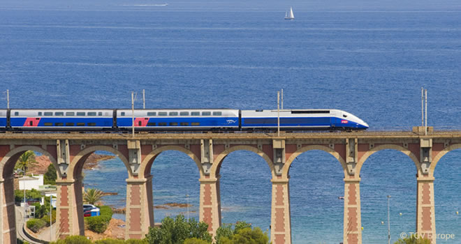 Das französische TGV-Streckennetz