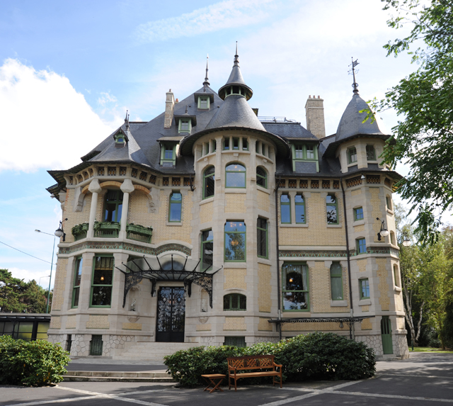 Von l’Art-Déco wurde la Villa Demoiselle frisch renoviert und ist heute ein Vorzeigestücken der Architektur in Reims  