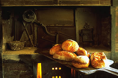 Frisch aus dem Backofen, leckeres französisches Brot und Brötchen. Das Backfrische Brot passt einfach zu allem. 