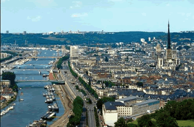 Rouen eine Hafenstadt an der Seine im Norden Frankreichs. Seit 2003 trägt Rouen die Bezeichnung Ville amie des enfants (kinderfreundliche Stadt)