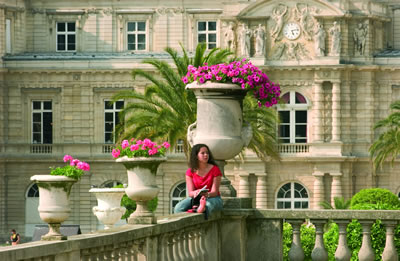 Im Pariser Quartier Latin befindet sich der 26 Hektar große und frühere königliche Schlosspark Jardin du Luxembourg