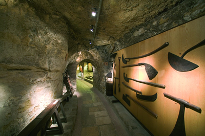 Das Weinmuseum in Paris, das Musée de Vin liegt in der Nähe des Eiffelturms im Zentrum von Paris. Eine Ausstellung über Wein in Frankreich