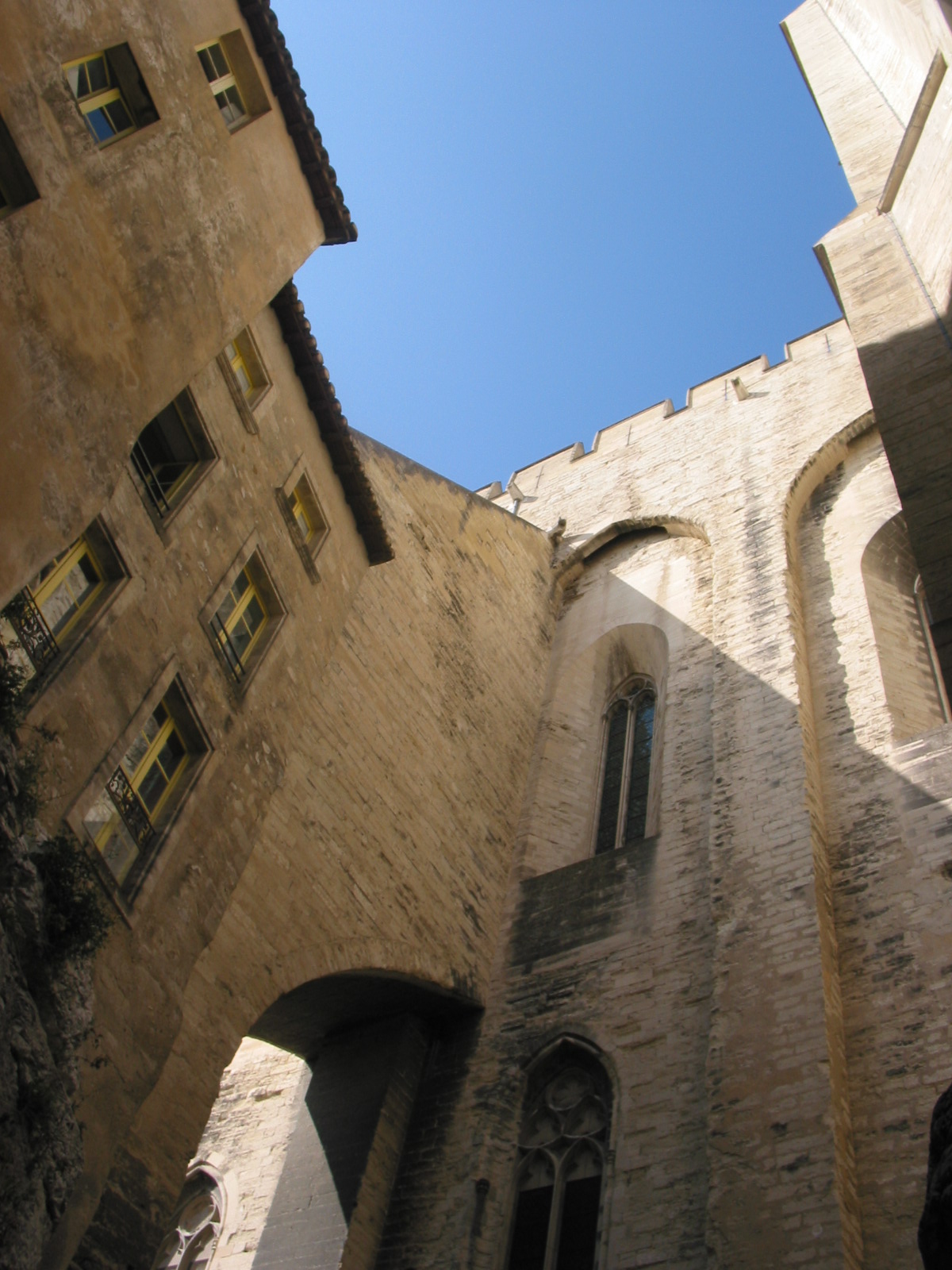 Schnappschuss in Avignon (Palais des papes)