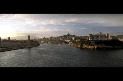 Traumhafter Panoramablick auf Marseille in der Provence. Marseille ist die wichtigste französische und bedeutende europäische Hafenstadt.