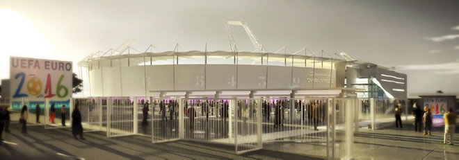 EM-Stadion in Toulouse - Stadium Municipal
