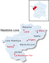 Karte Westliche Loire