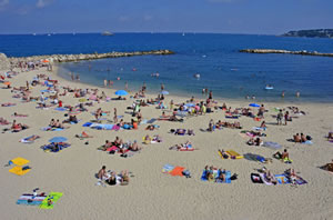 Plage de la Gravette in Antibes