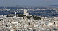 Der Hügel Montmartre in Paris