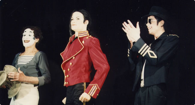 Michael Jackson als Wachsfigur im Musée Grévin