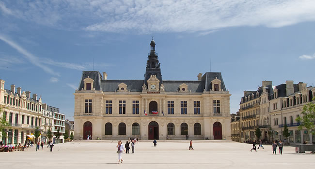 Die Stadt Poitiers in Poitou-Charentes