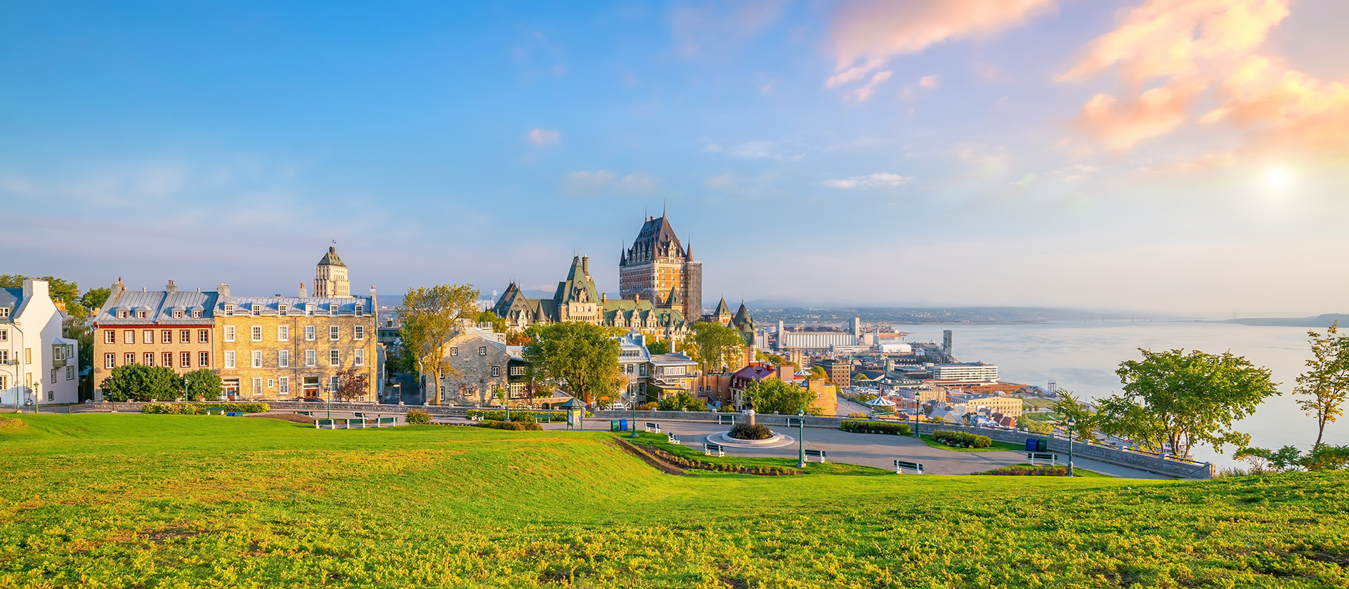 Quebec City skyline in Kanada