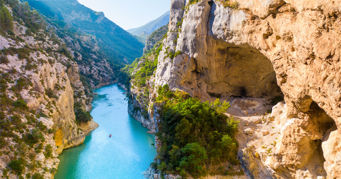Blick auf die Verdon-Schlucht